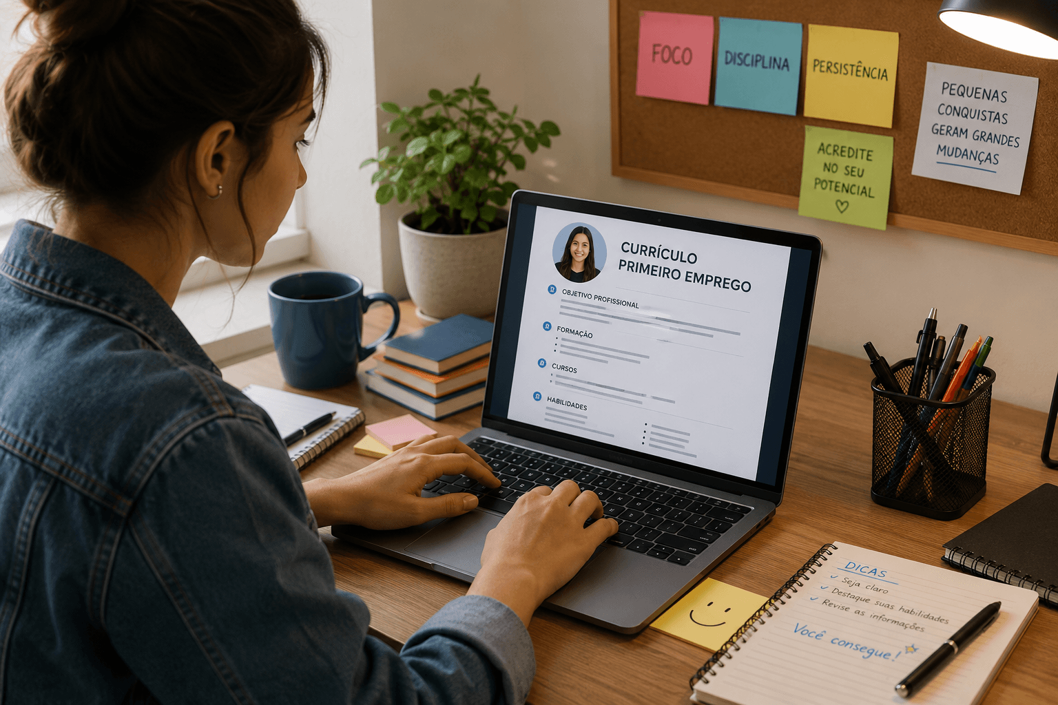 Jovem profissional em ambiente de trabalho
